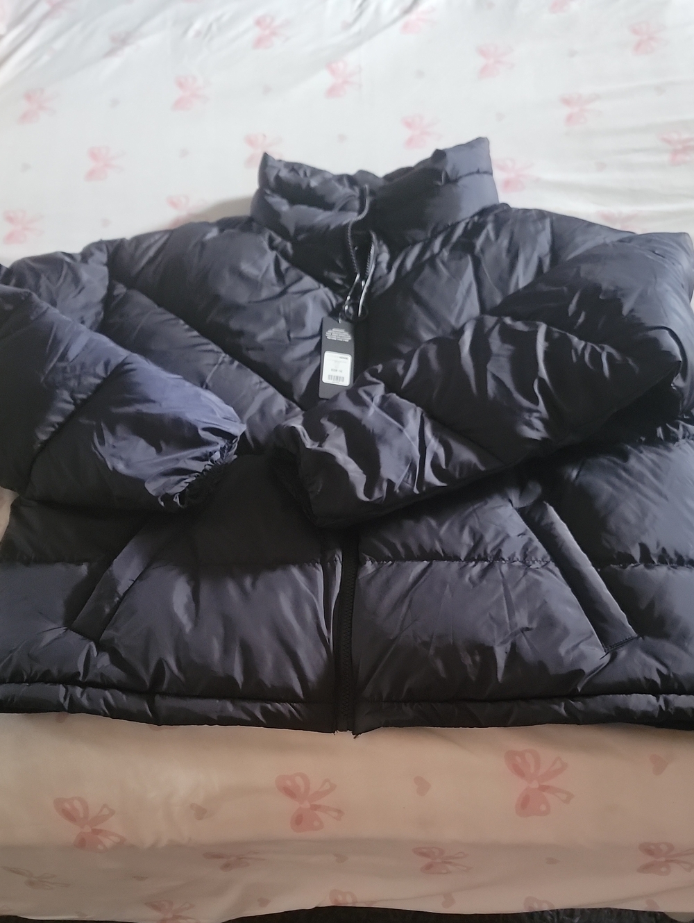 FASHIONNOVA Women's Puffer Jacket - Black